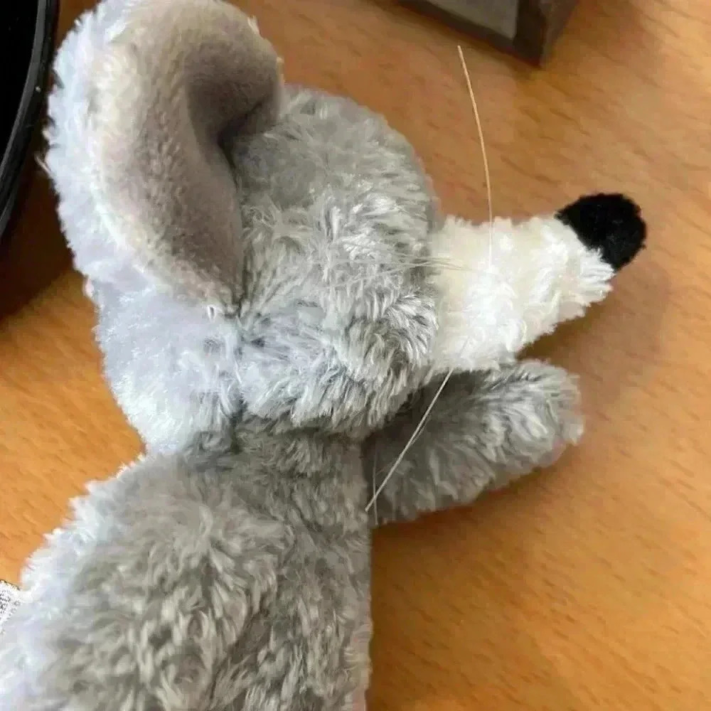 NEW Gund Brie Gray Mouse Bean Bag Plush Stuffed Animal Toy Vintage Cute Whiskers - Picture 6 of 6